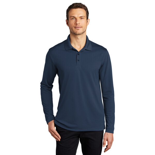 ® Dry Zone ® UV Micro Mesh Long Sleeve Polo Thumbnail