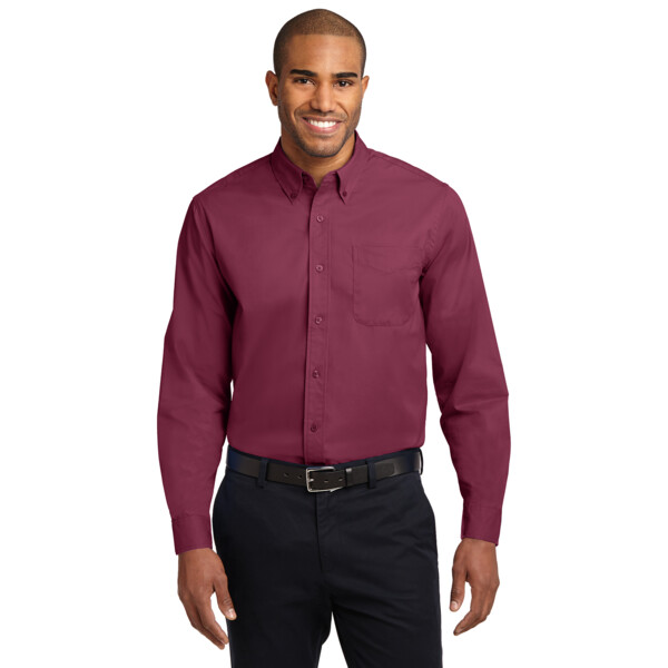 Extended Size Long Sleeve Easy Care Shirt Thumbnail