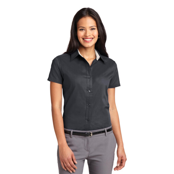 Ladies Short Sleeve Easy Care Shirt Thumbnail