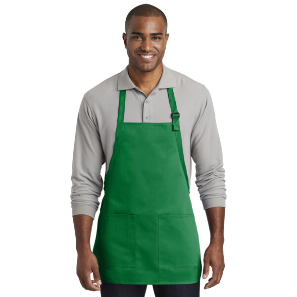 ® Medium Length Two Pocket Bib Apron Thumbnail