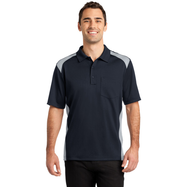 Select Snag Proof Two Way Colorblock Pocket Polo Thumbnail