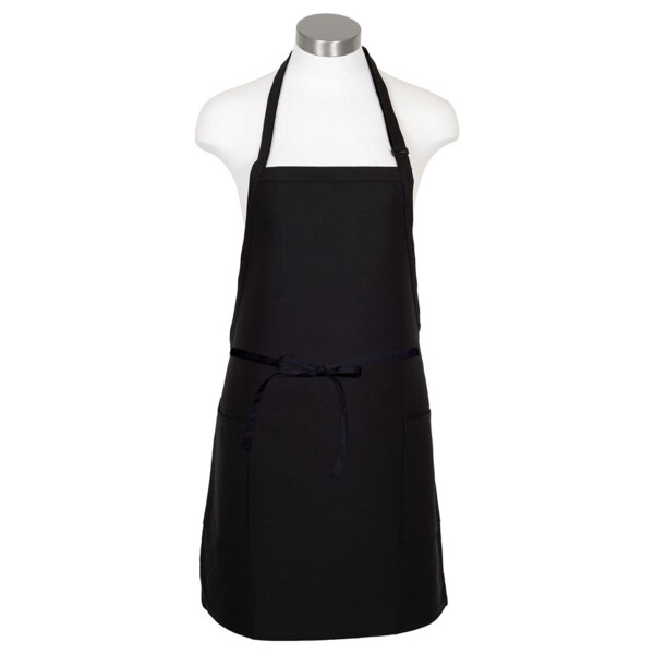 Bib Apron with Two Separate Patch Pockets Thumbnail