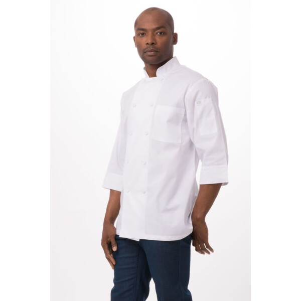Men's 3/4 Sleeve Chef Coat Thumbnail